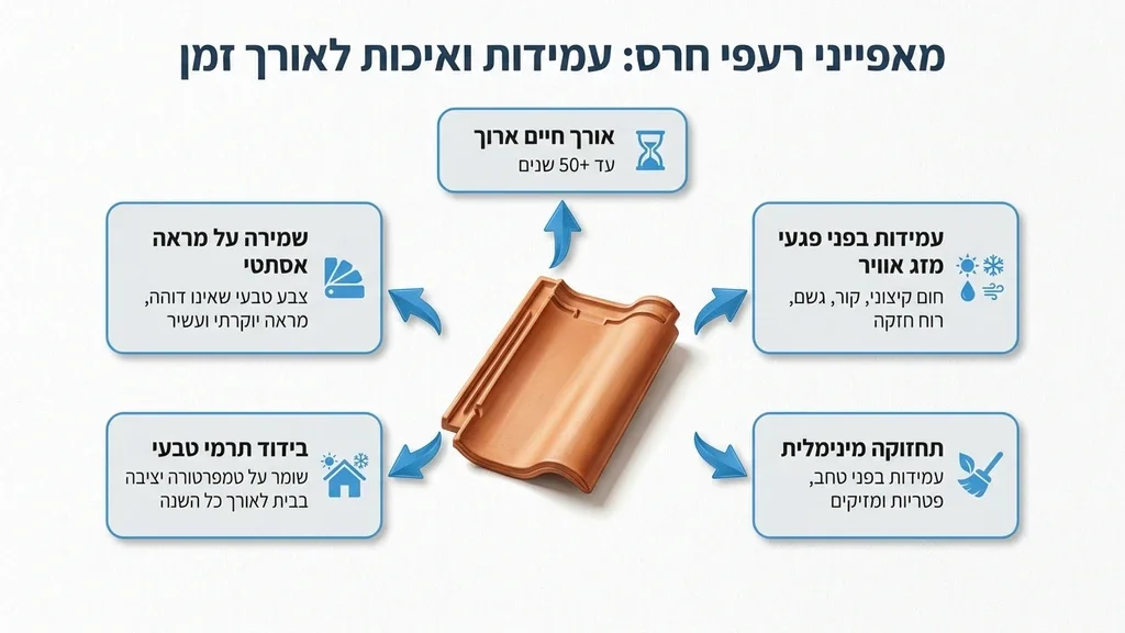 נוצר על ידי מודל בינה מלאכותית Gemini Pro מגוון דוגמאות המשפיעות על מחיר רעף חרס איכותי