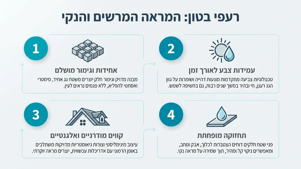 התקנת גגות רעפים מבטון על בית פרטי